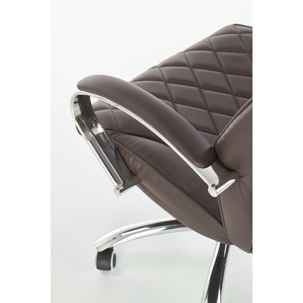 Fotel HILTON gabinetowy czekoladowy - Halmar