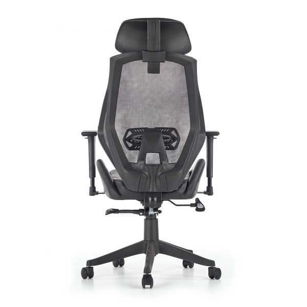 Fotel HASEL gabinetowy czarny / popiel - Halmar