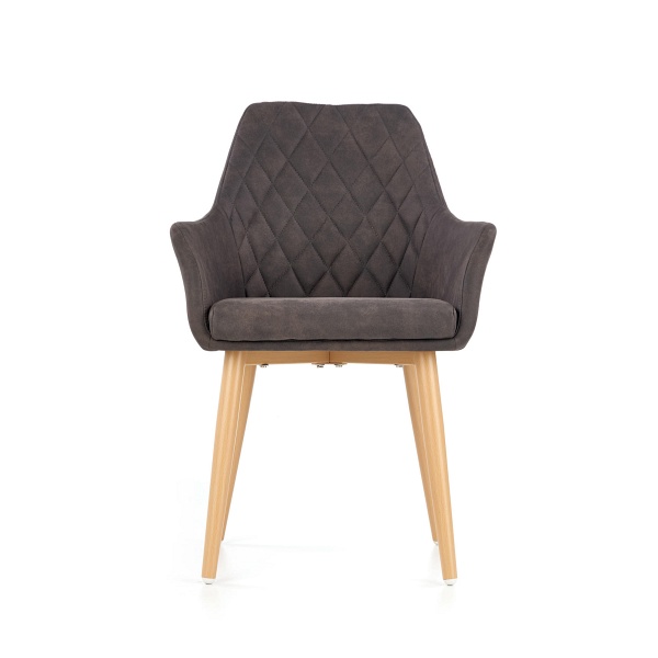 Krzesło K287 ciemny brąz - Halmar