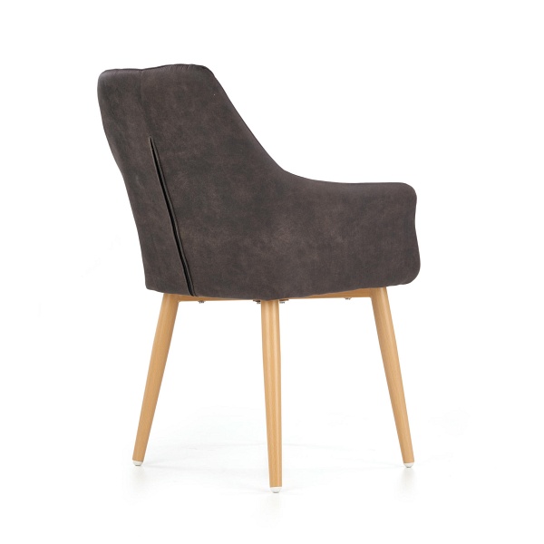 Krzesło K287 ciemny brąz - Halmar