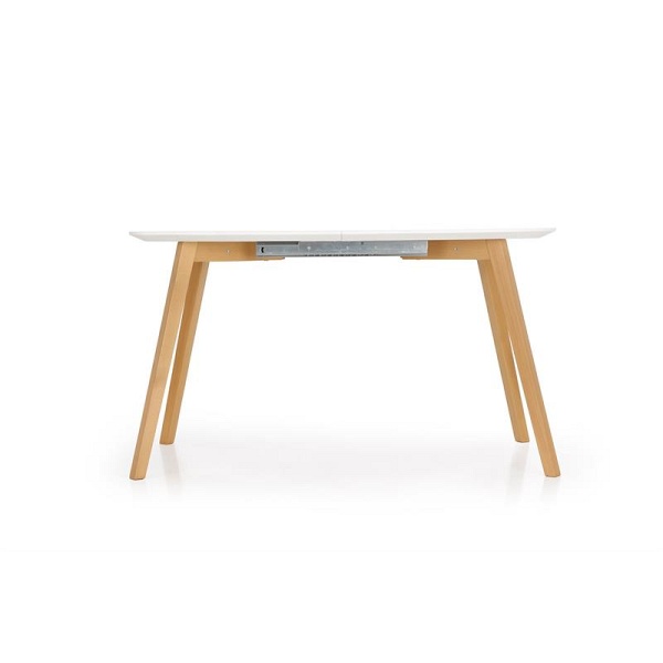 Stół CALIBER rozkładany biały / dąb san remo - Halmar