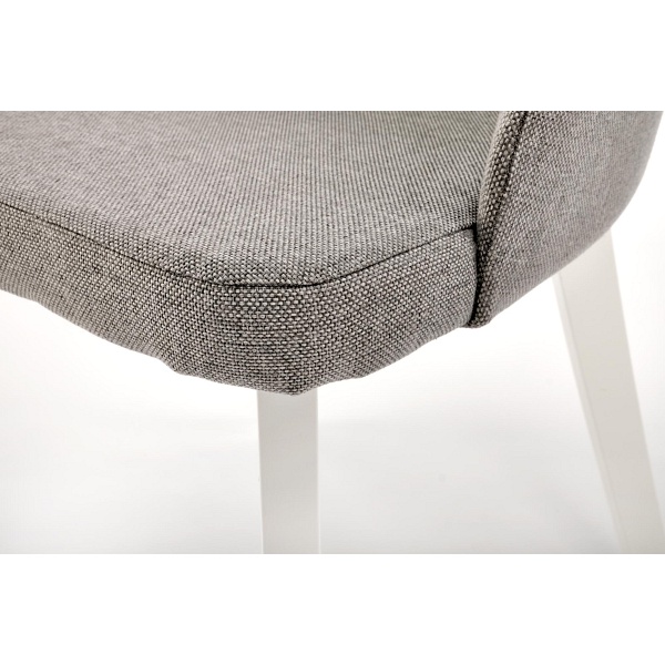 Krzesło TOLEDO biały / tap. Inari 91 - Halmar