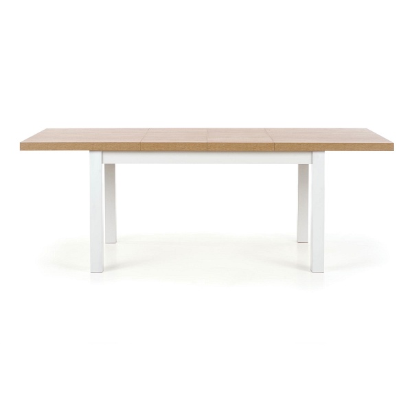 Stół TIAGO rozkładany 140-220/80 blat: dąb sonoma, nogi: biały - Halmar