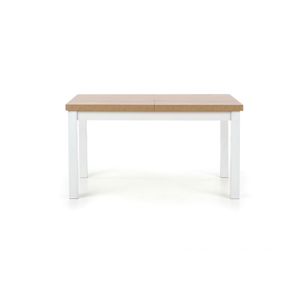 Stół TIAGO rozkładany 140-220/80 blat: dąb sonoma, nogi: biały - Halmar