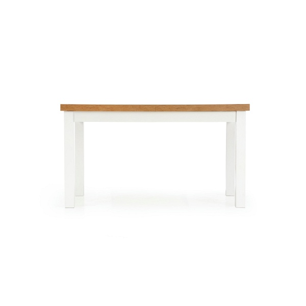 Stół TIAGO rozkładany 140-220/80 blat: dąb lancelot, nogi: biały - Halmar