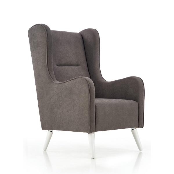 Fotel CHESTER wypoczynkowy ciemny popiel - Halmar