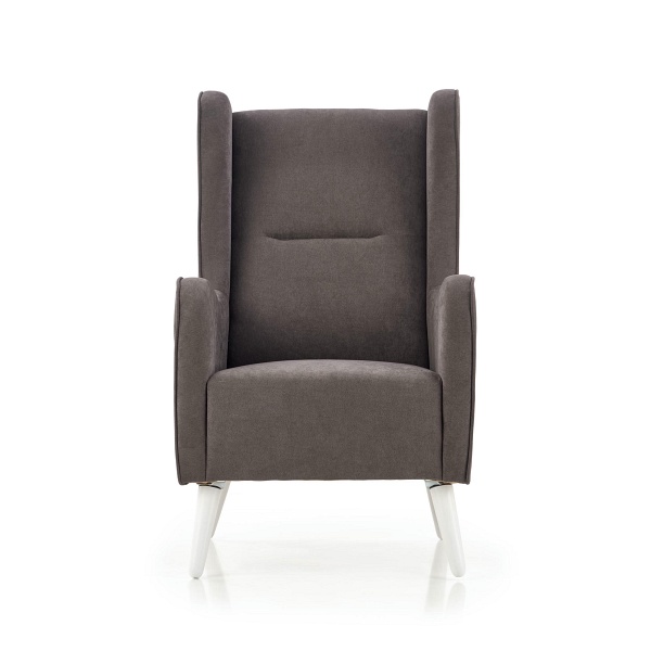 Fotel CHESTER wypoczynkowy ciemny popiel - Halmar