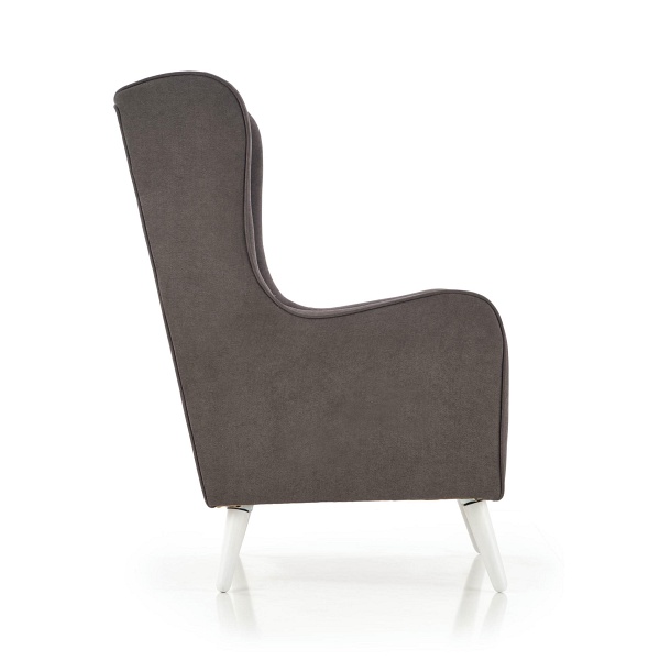 Fotel CHESTER wypoczynkowy ciemny popiel - Halmar
