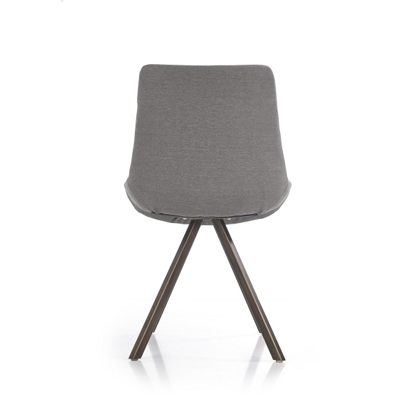 Krzesło K290 popielaty / złoty antyczny - Halmar