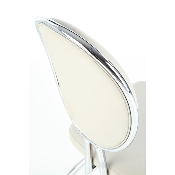 Krzesło K297 jasny popiel / chrom - Halmar