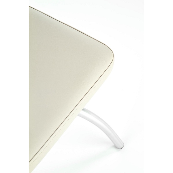 Krzesło K297 jasny popiel / chrom - Halmar