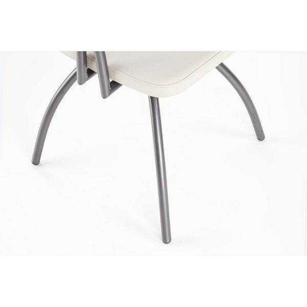 Krzesło K298 jasny popiel / grafitowy - Halmar