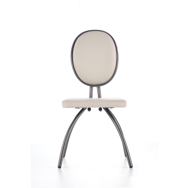 Krzesło K298 jasny popiel / grafitowy - Halmar