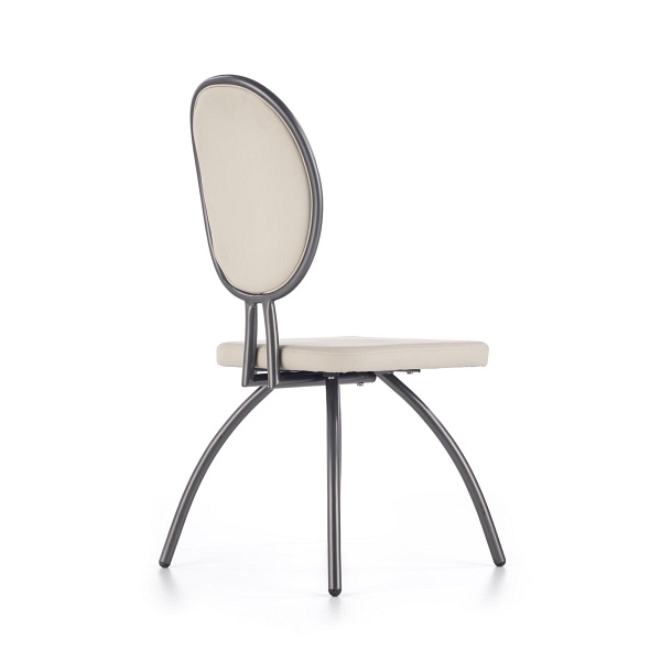 Krzesło K298 jasny popiel / grafitowy - Halmar