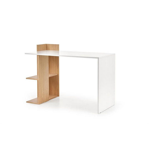 Biurko FINO dąb złoty / biały - Halmar