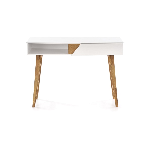 KN1 konsolka naturalny / biały - Halmar