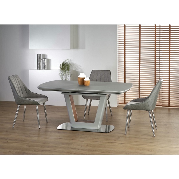 Stół BILOTTI rozkładany jasny popiel - Halmar