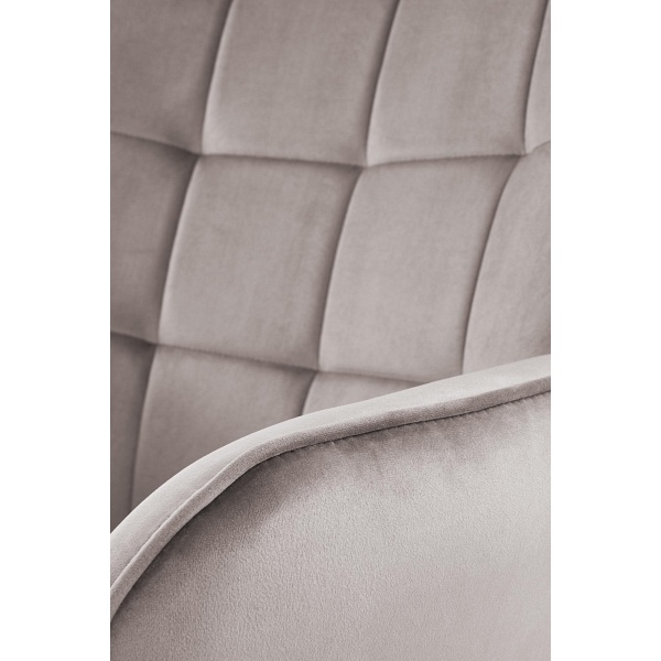 Fotel CASTEL wypoczynkowy czarny / jasny popiel - Halmar