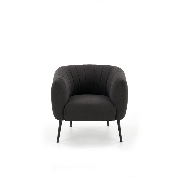 Fotel LUSSO wypoczynkowy ciemny popiel - Halmar