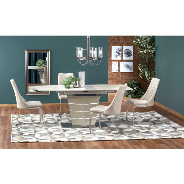 Stół SORENTO rozkładany beżowy mat - Halmar