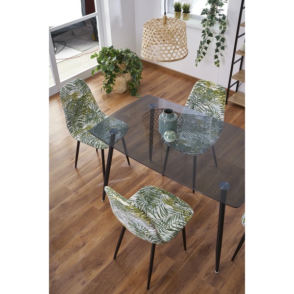 Stół NEXT blat - dymiony, nogi - dąb miodowy - Halmar