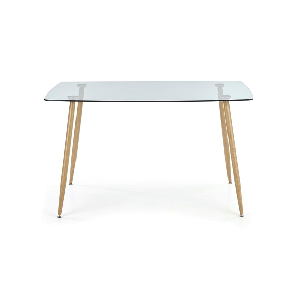 Stół NEXT blat - dymiony, nogi - dąb miodowy - Halmar