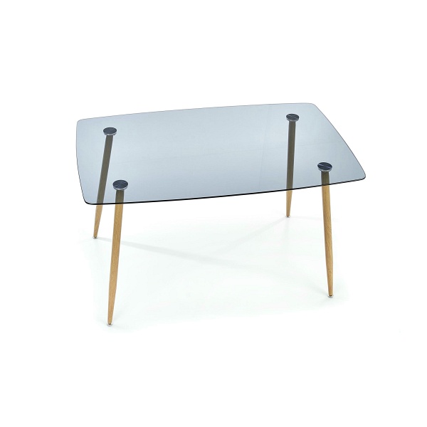 Stół NEXT blat - dymiony, nogi - dąb miodowy - Halmar