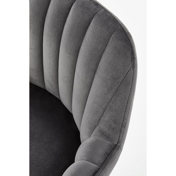 Hoker H93 nogi - orzech, tapicerka - ciemny popiel - Halmar