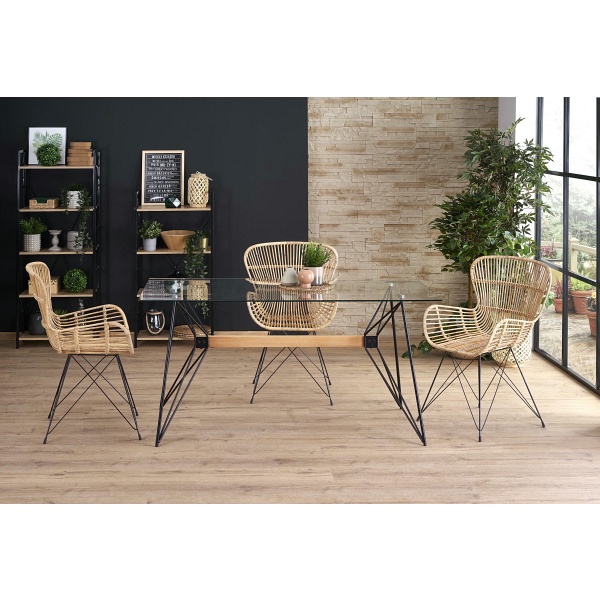 Stół ALLEGRO czarny / buk - Halmar