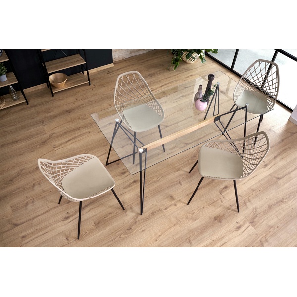 Stół ALLEGRO czarny / buk - Halmar