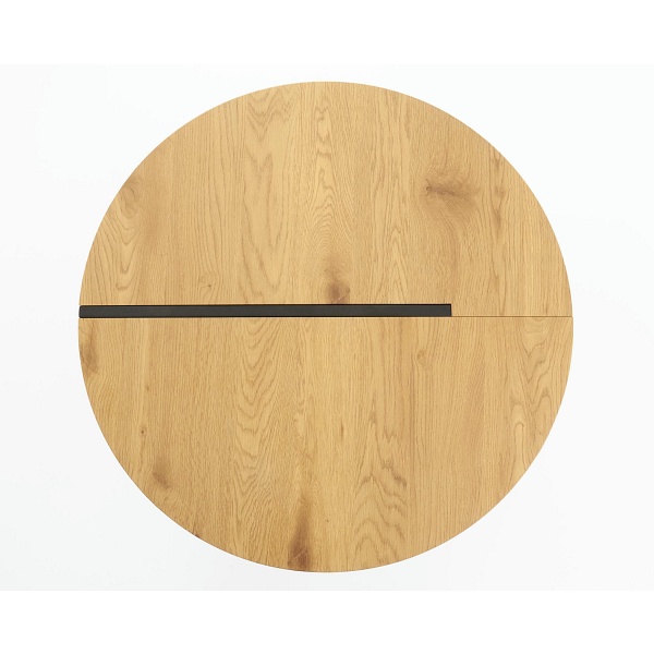 Ława LUANA stelaż - czarny, blat - dąb złoty - Halmar