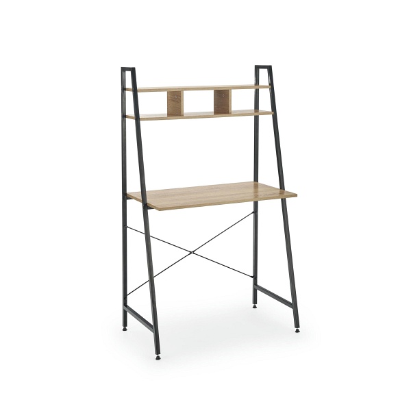 Biurko NARVIK B2 czarny / dąb sonoma - Halmar