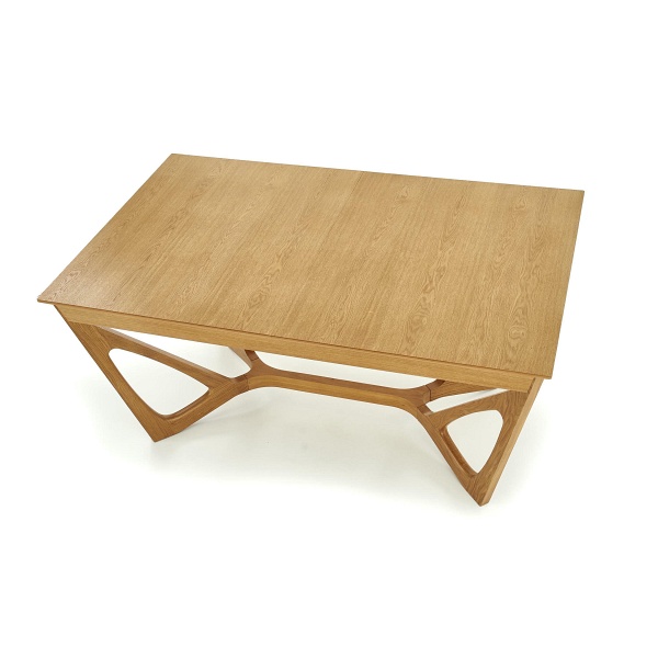 Stół WENANTY rozkładany blat - dąb miodowy, nogi - dąb miodowy - Halmar