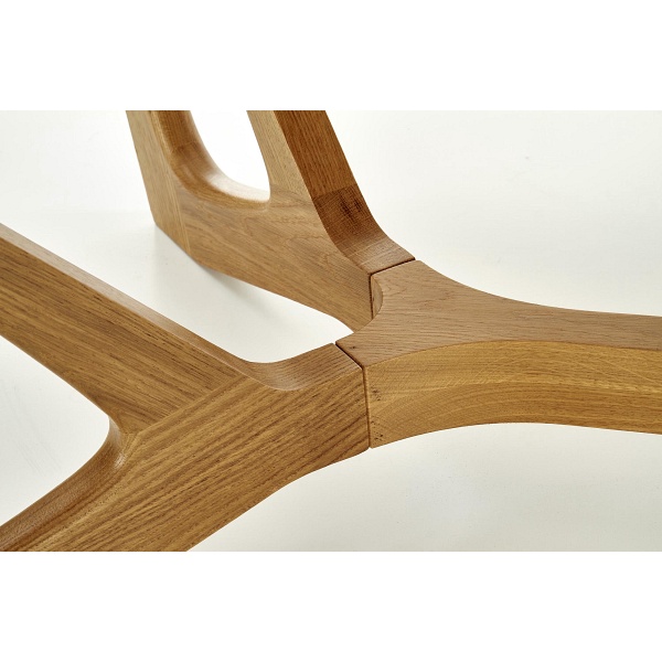 Stół WENANTY rozkładany blat - dąb miodowy, nogi - dąb miodowy - Halmar