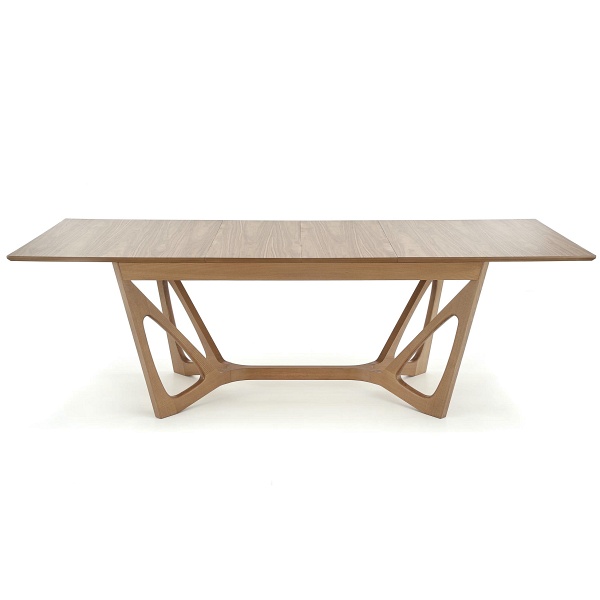 Stół WENANTY rozkładany blat - orzech amerykański, nogi - orzech amerykański - Halmar