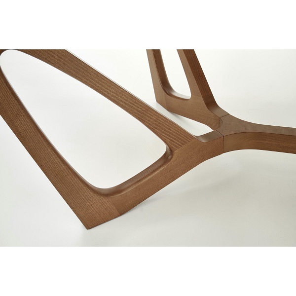 Stół WENANTY rozkładany blat - orzech amerykański, nogi - orzech amerykański - Halmar