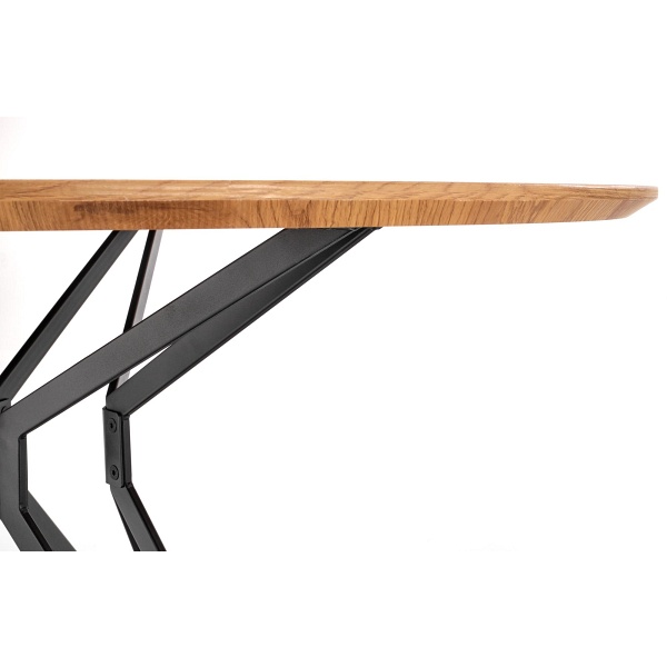 Stół PIXEL2 dąb złoty / czarny - Halmar