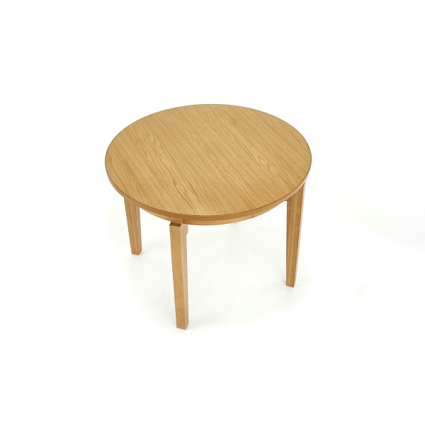 Stół SORBUS rozkładany, blat - dąb miodowy, nogi - dąb miodowy - Halmar