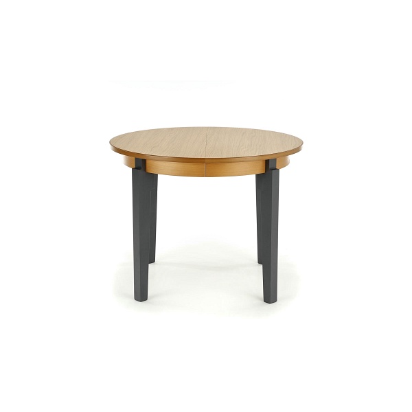 Stół SORBUS rozkładany, blat - dąb miodowy, nogi - grafitowe - Halmar