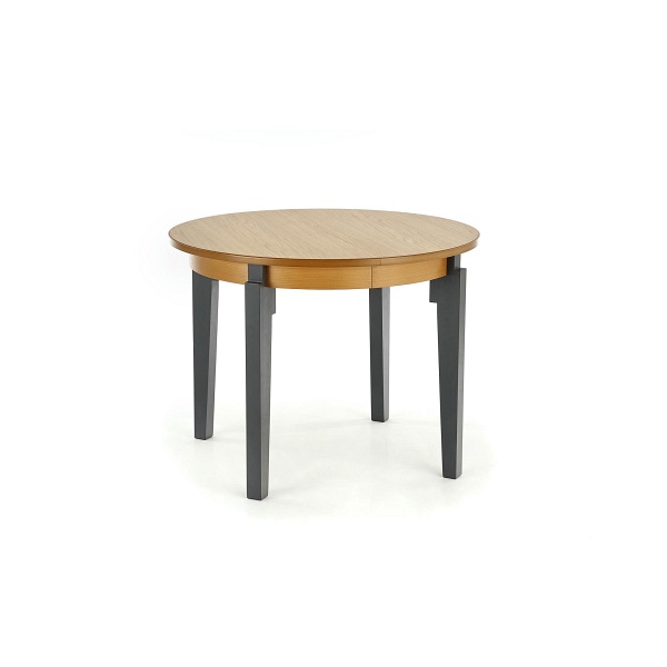 Stół SORBUS rozkładany, blat - dąb miodowy, nogi - grafitowe - Halmar