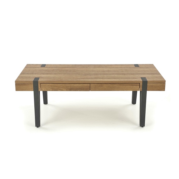 Ława TULUZA orzech miodowy / czarny - Halmar