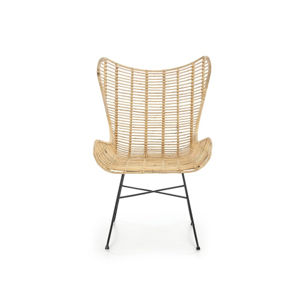 Fotel INDIANA wypoczynkowy rattan naturalny - Halmar