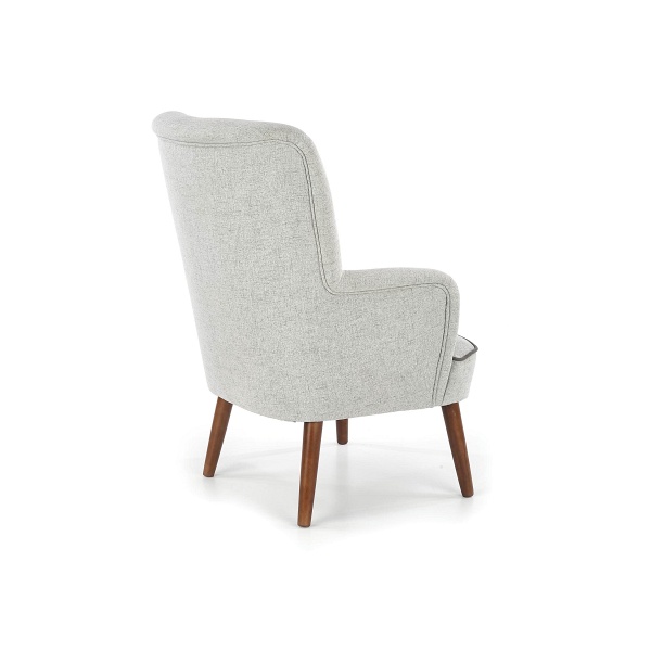 Fotel BISHOP wypoczynkowy jasny popiel - Halmar