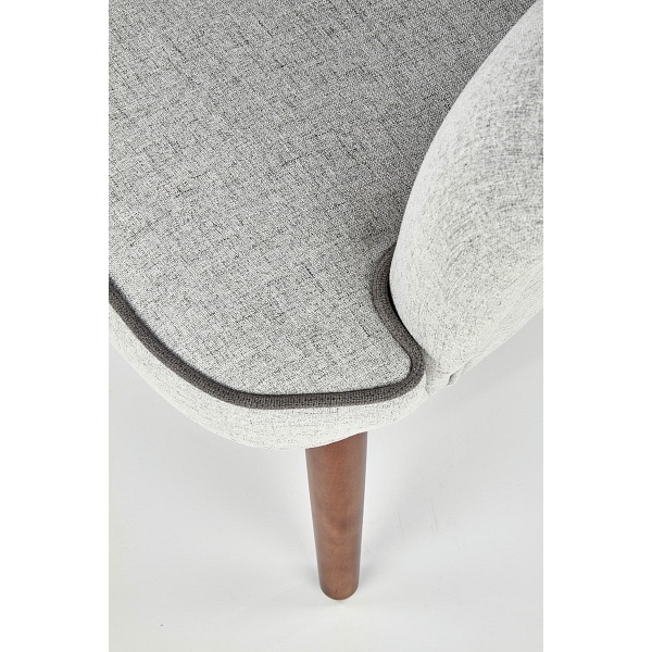 Fotel BISHOP wypoczynkowy jasny popiel - Halmar