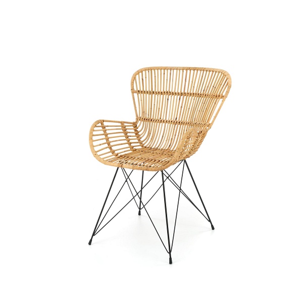 Krzesło K335 rattan naturalny - Halmar