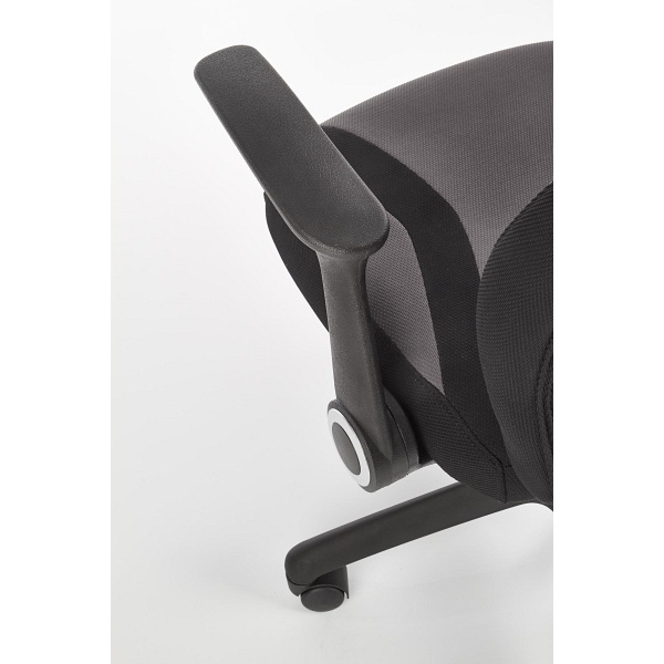 Fotel JOFREY gabinetowy czarny / popielaty - Halmar