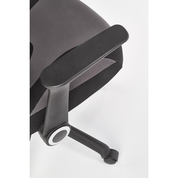 Fotel JOFREY gabinetowy czarny / popielaty - Halmar