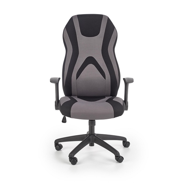 Fotel JOFREY gabinetowy czarny / popielaty - Halmar