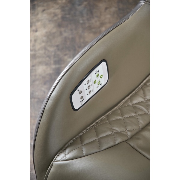 Fotel DOPIO wypoczynkowy z funkcją masażu beżowy - Halmar