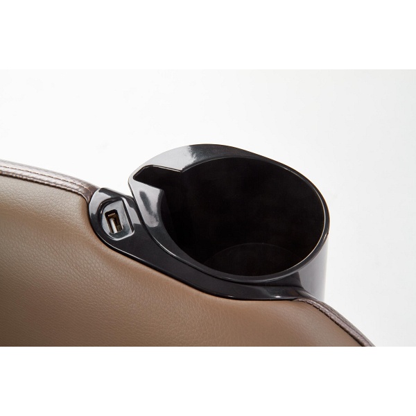 Fotel DOPIO wypoczynkowy z funkcją masażu beżowy - Halmar